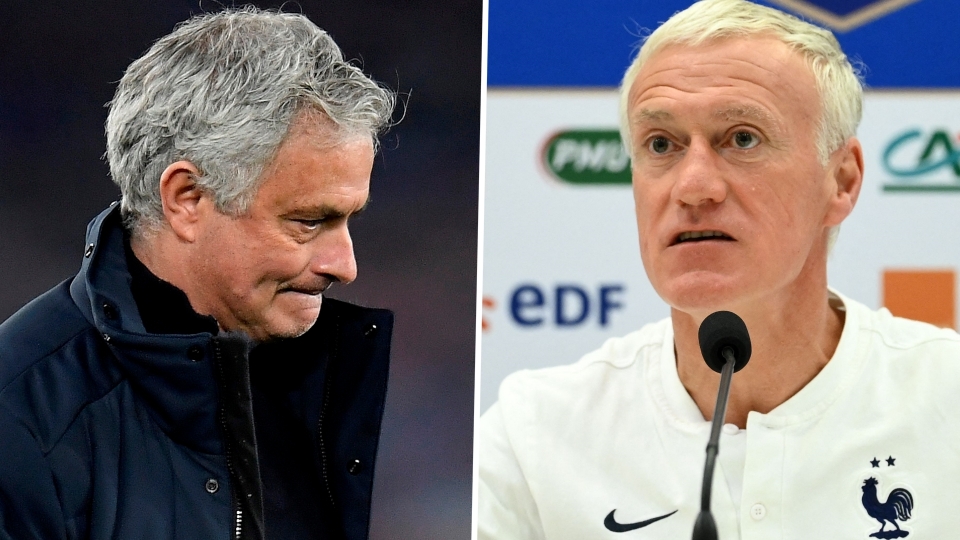 Mourinho-Deschamps, botta e risposta su Francia e Tottenham Mourinho Deschamps mix