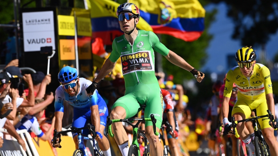 Matthews Van Aert Pogacar