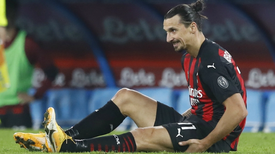 Milan striker Zlatan Ibrahimovic
