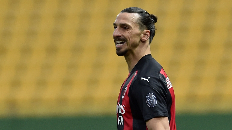 Milan striker Zlatan Ibrahimovic