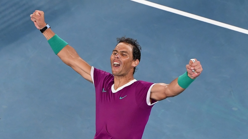 Australian Open, storico Nadal in rimonta 21° Slam vinto