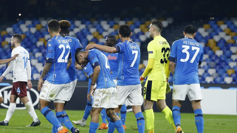 Napoli v Rijeka - Europa League 11262020