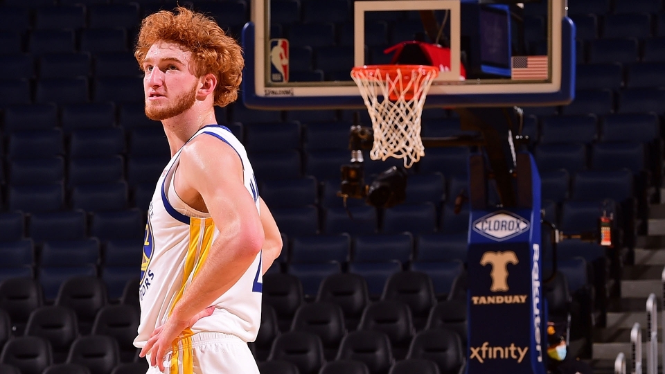 NBA: le prime foto di Nico Mannion con la maglia di Golden State