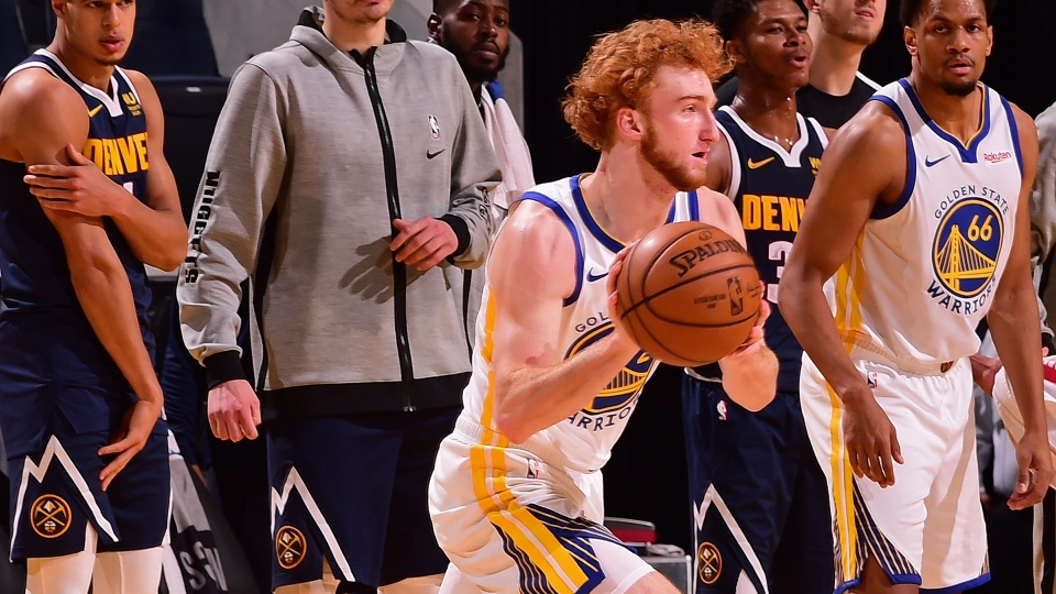 NBA: le prime foto di Nico Mannion con la maglia di Golden State