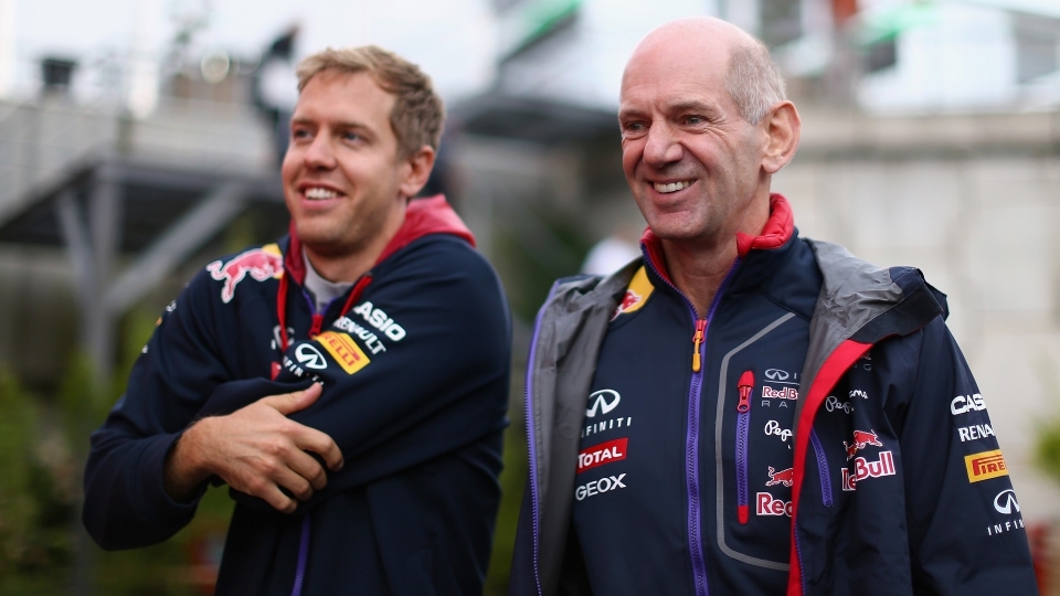 Newey, Vettel