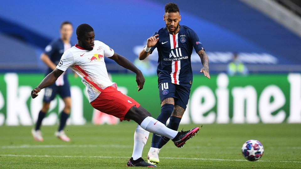 Neymar Upamecano PSG Leipzig Champions League 08182020