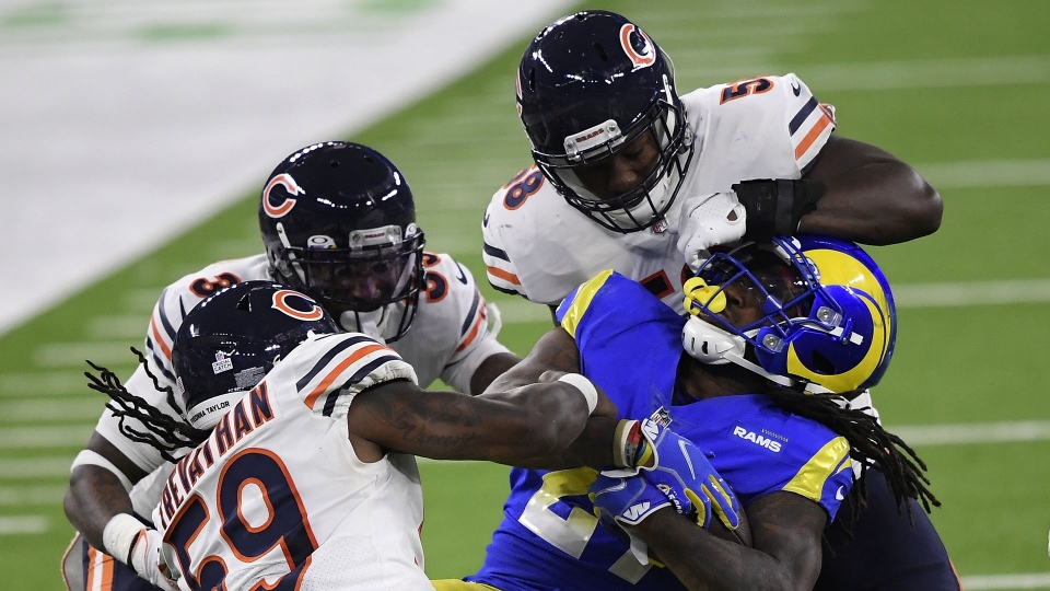 NFL: le foto di Chicago Bears-Los Angeles Rams 10-24
