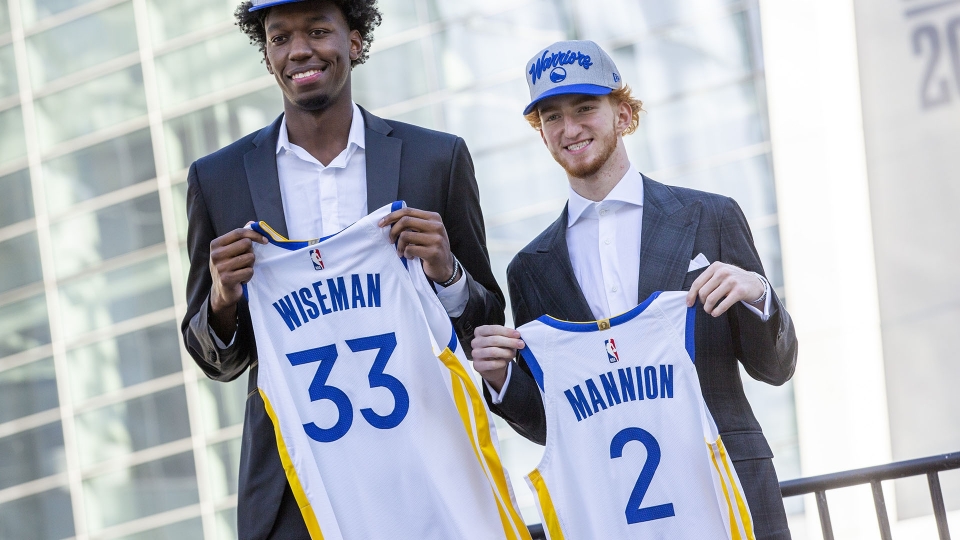 Nico Mannion in NBA a Golden State, le foto