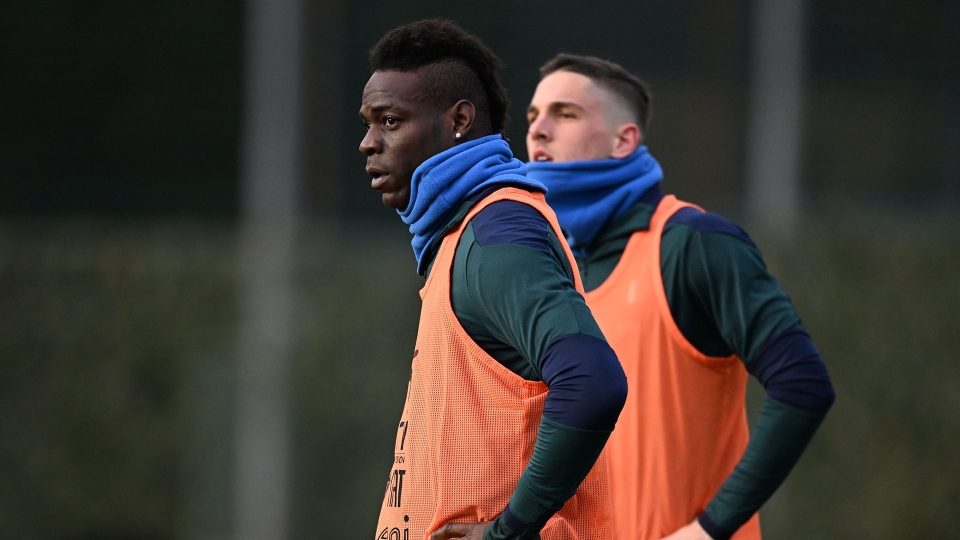 Nicolò Zaniolo e Mario Balotelli