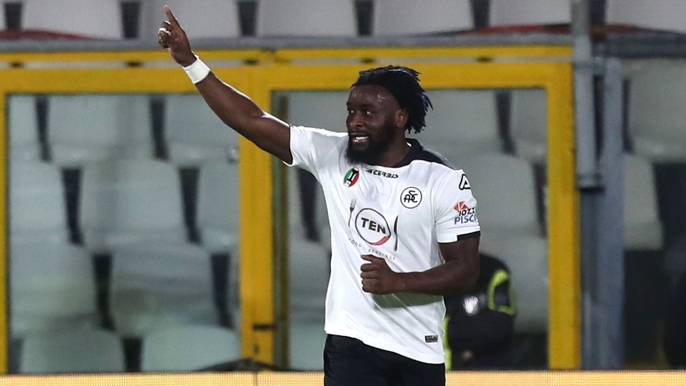 Nzola - Spezia - Serie A 2020/21 Nzola - Spezia - Serie A 2020/21