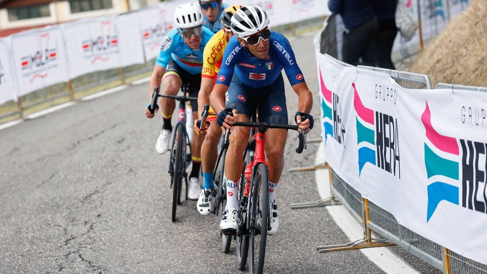Nibali con la Nazionale