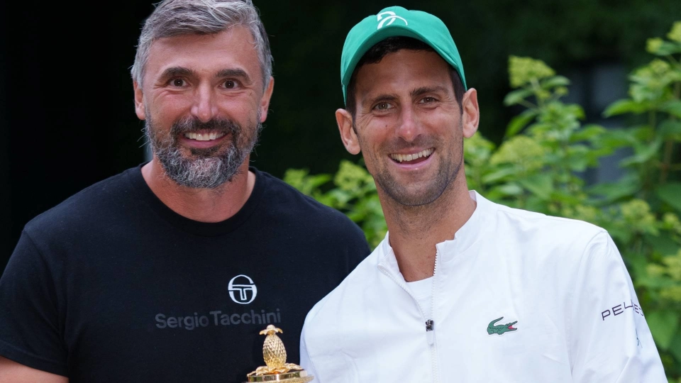 Novak Djokovic e Goran Ivanisevic