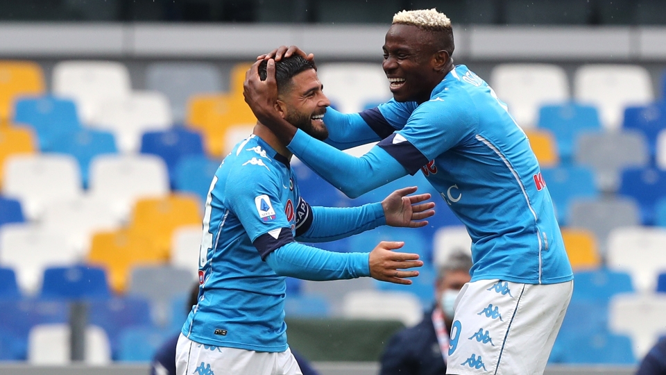 Osimhen Insigne Napoli Crotone Serie A