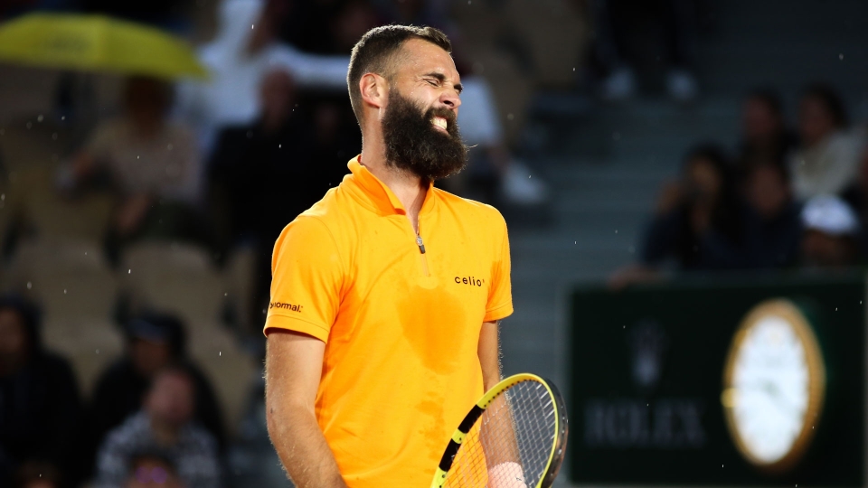 Una smorfia di Benoit Paire Paire
