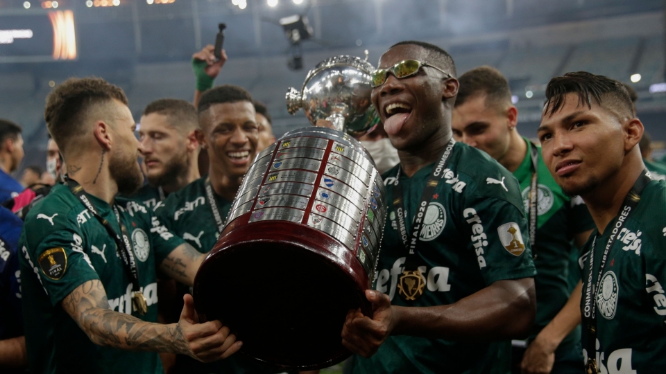 Palmeiras v Santos Copa Libertadores Final Trofeo Trophy 2021