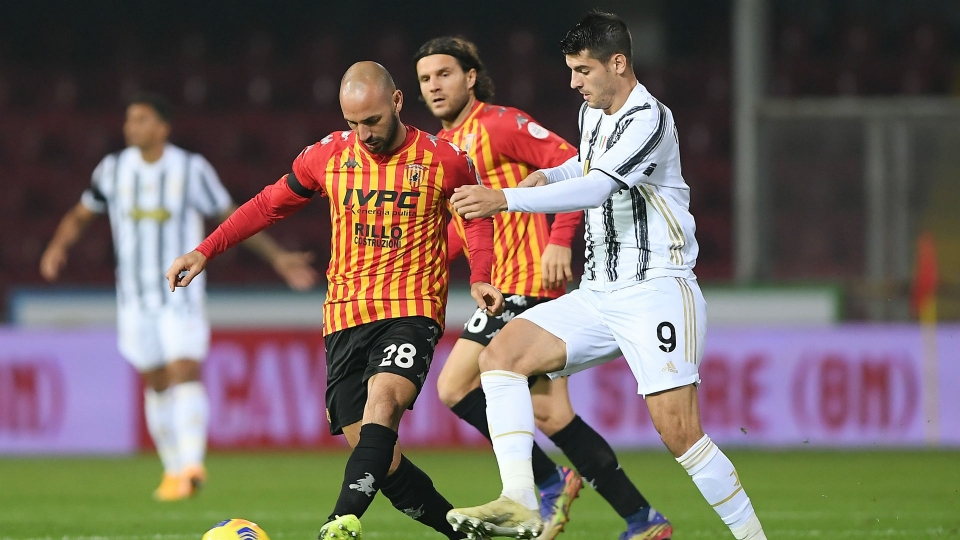 Pasquale Schiattarella Alvaro Morata Benevento Juventus Pasquale Schiattarella Alvaro Morata Benevento Juventus