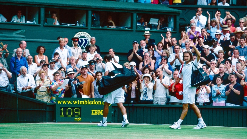 Pete Sampras and Roger Federer