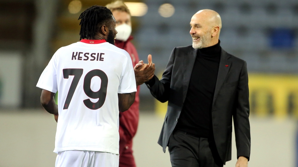 Pioli Cagliari v Milan Serie A 01182020
