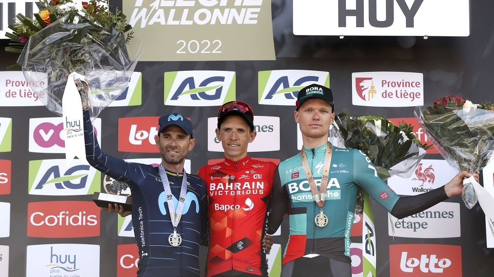 Podio Freccia Vallone 2022 Podio Freccia Vallone 2022