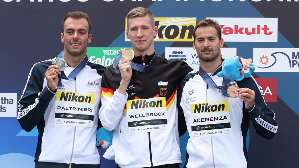 Paltrinieri ed Acerenza argento e bronzo nella 5 km di fondo maschile
