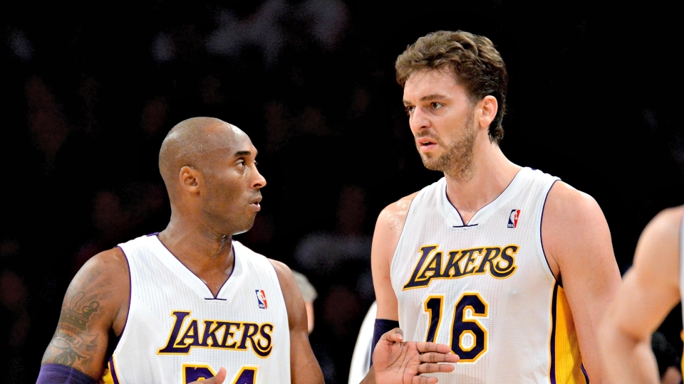 Pau Gasol Kobe Bryant Lakers