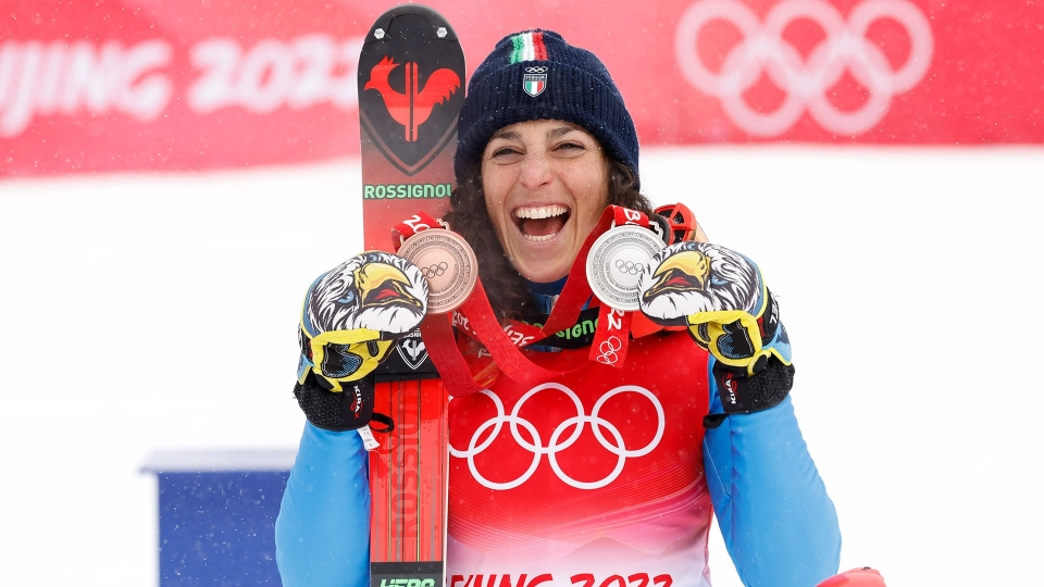 Pechino 2022: Brignone bronzo in combinata. Le foto