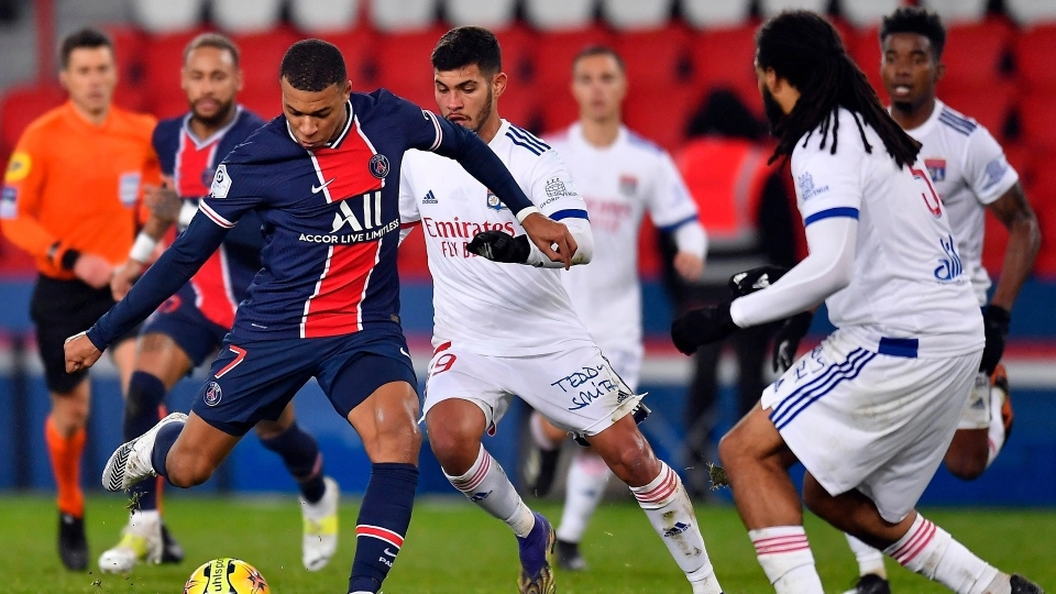 Psg-Lione, Mbappe