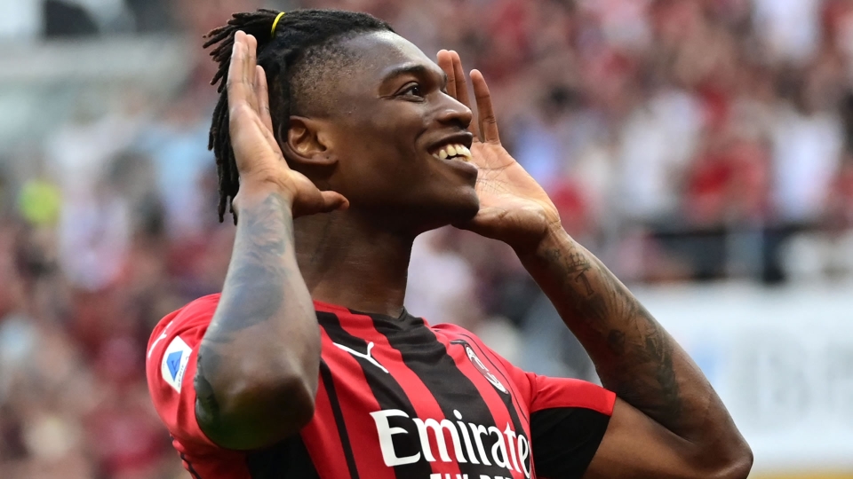Rafael Leao Milan v Atalanta Serie A 05152022