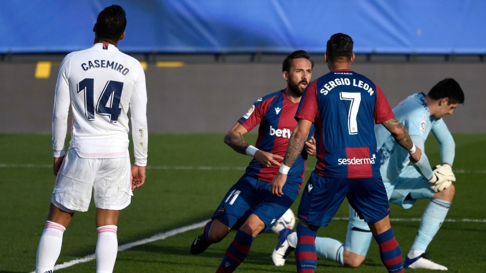 Real Madrid Levante 30012021 Casemiro Morales Sergio León