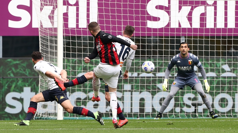 Rebic goal Milan Genoa Rebic goal Milan Genoa