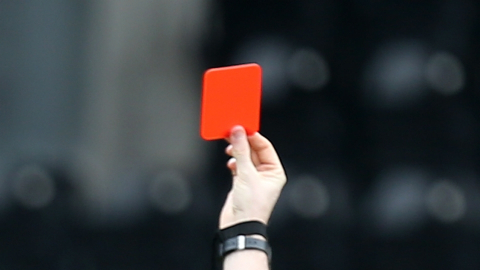 Red card - cropped