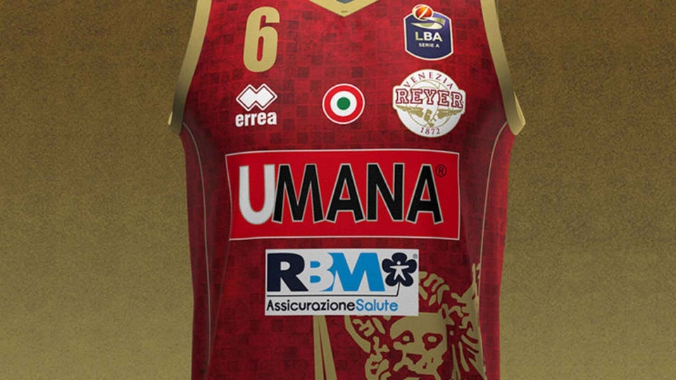Umana Reyer e la coccarda del trionfo in Coppa Italia del 2020 Reyer 2020-21