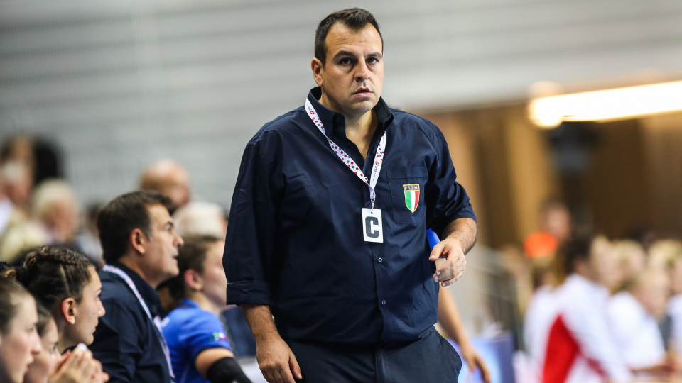 Riccardo Trillini coach Italia pallamano