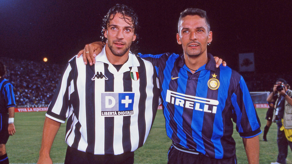 Roberto Baggio e Alessandro Del Piero