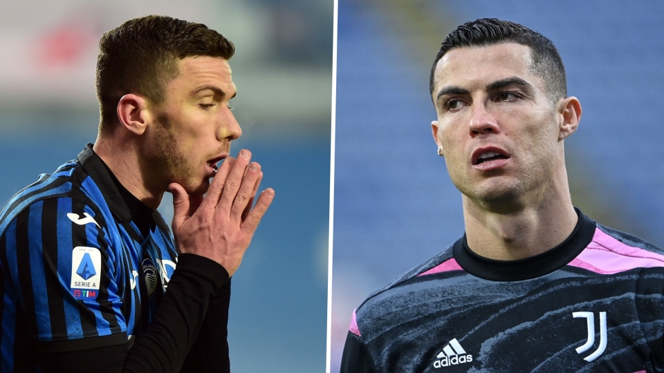 Robin Gosens Cristiano Ronaldo Atalanta Juventus Robin Gosens Cristiano Ronaldo Atalanta Juventus