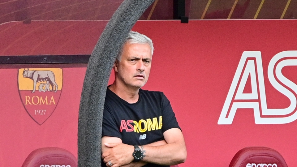 Roma head coach Jose Mourinho