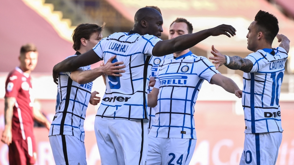 Romelu Lukaku celebration Torino Inter