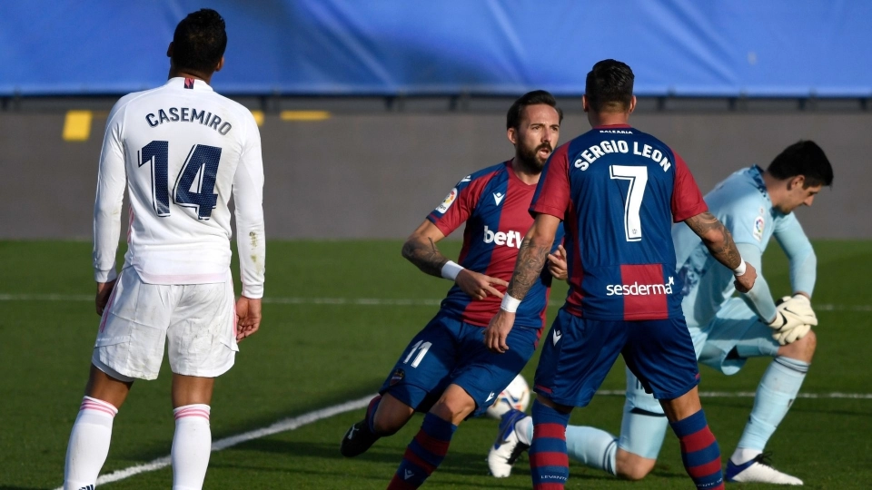 Real Madrid Levante 30012021 Casemiro Morales Sergio León