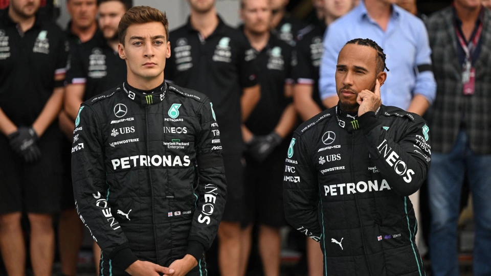 Lewis Hamilton, George Russell