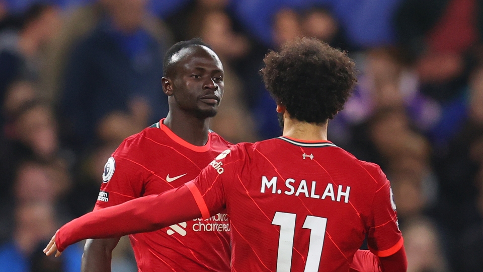 Sadio Mane and Mohamed Salah