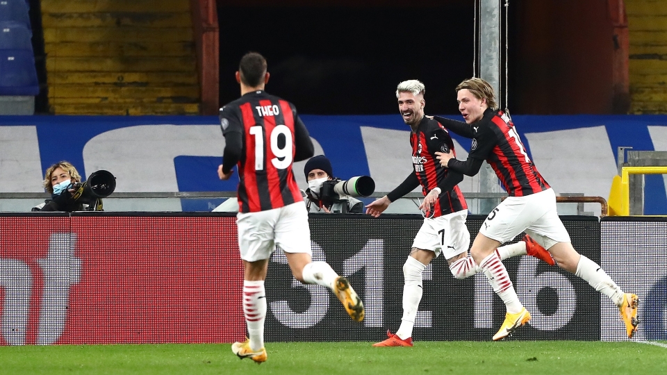 Sampdoria-Milan Castillejo