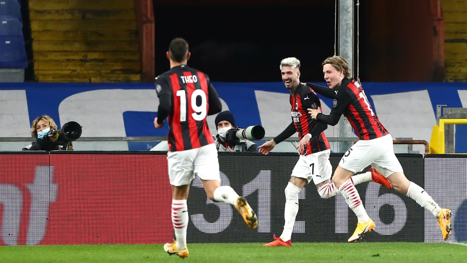 Samu Castillejos UC Sampdoria v AC Milan Serie A 12062020
