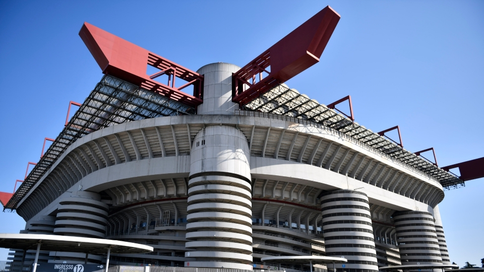 A general shot of San Siro, the home of Inter San Siro - cropped