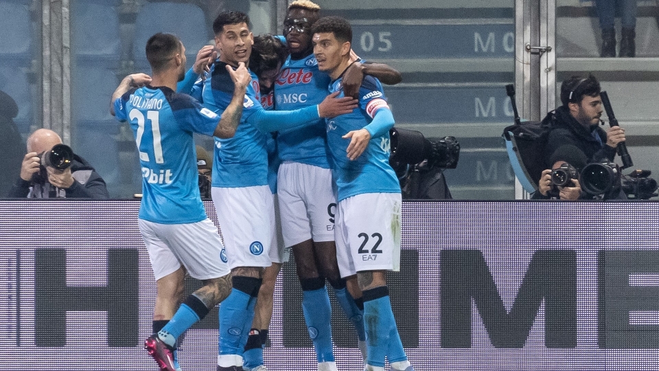 Sassuolo-Napoli, le foto