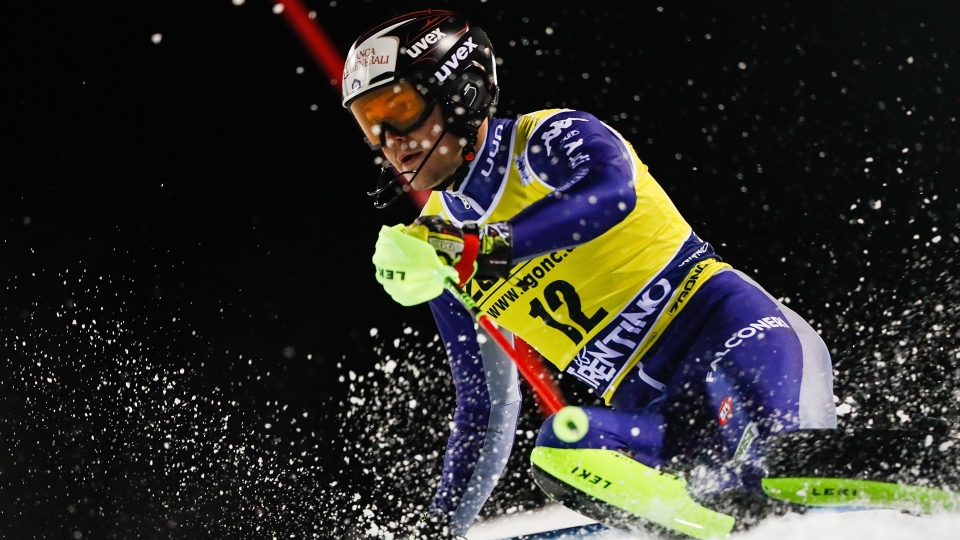 Sci: Vinatzer terzo nello slalom di Madonna di Campiglio