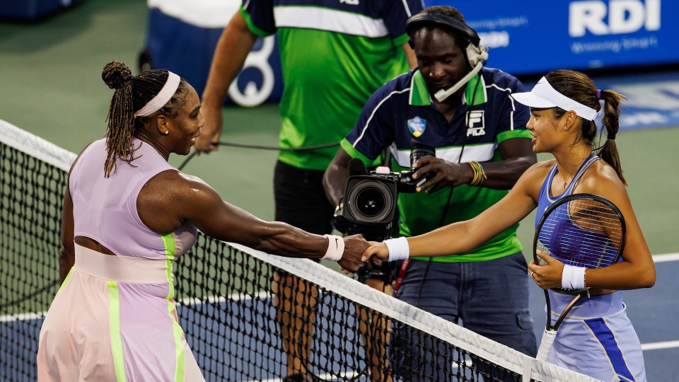 Serena Williams ed Emma Raducanu