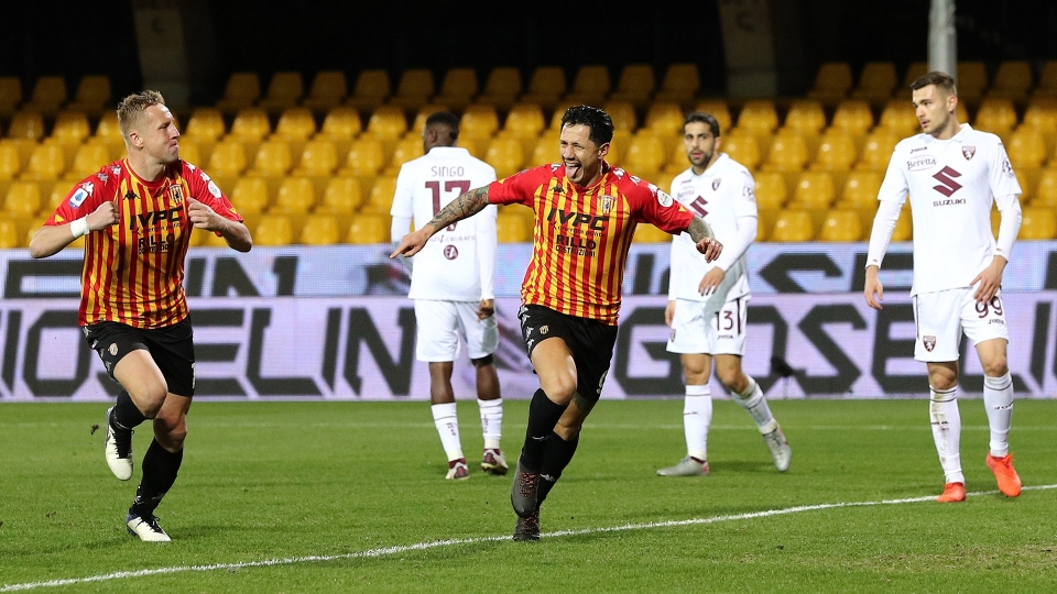 Serie A: Benevento-Torino 2-2, le foto