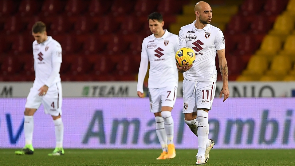 Serie A: Benevento-Torino 2-2, le foto