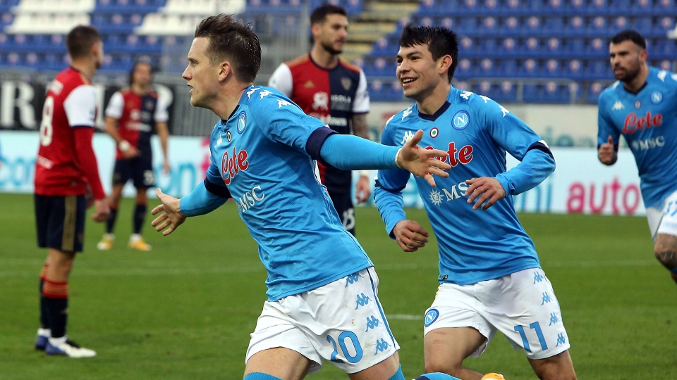 Serie A: Cagliari-Napoli 1-4, le foto