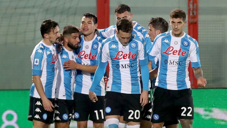 Serie A: Crotone-Napoli 0-4, le foto